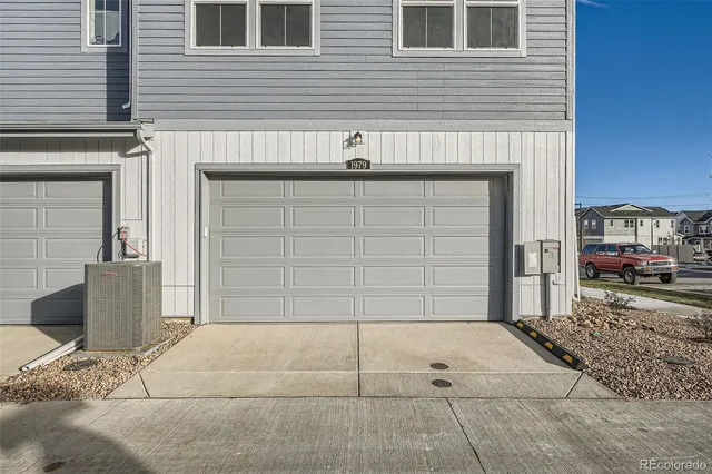 a view of a car garage