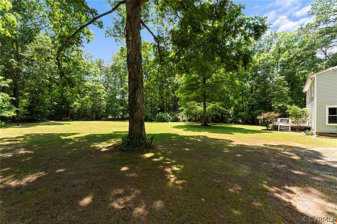 13571 Bailey Bridge Road Midlothian, VA 23112 - Photo 35 of 46 a view of yard with swimming pool and trees