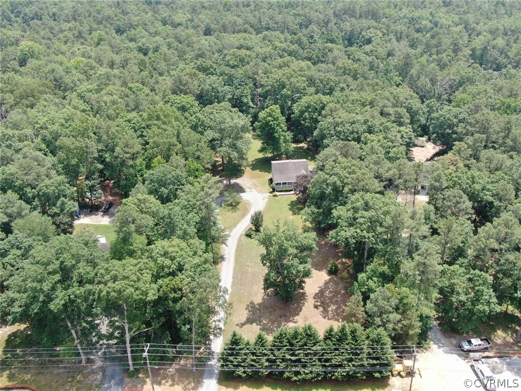 13571 Bailey Bridge Road Midlothian, VA 23112 - Photo 40 of 46 an aerial view of residential house with outdoor space and trees all around