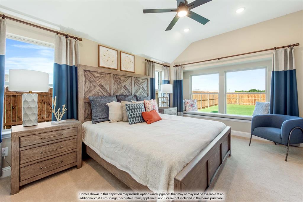 1144 Hitching Post Way Oak Point, TX 75068 - Photo 26 of 39 a bedroom with a bed couch and window