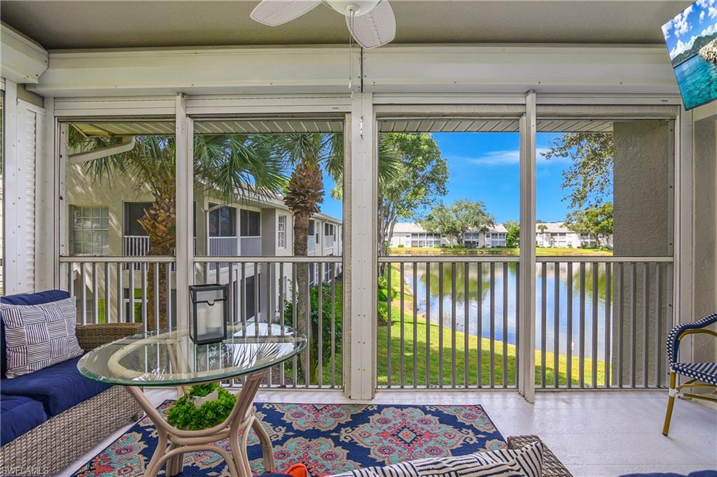 13061 Hamilton Harbour Drive, Unit R1 Naples, FL 34110 - Photo 5 of 23 View of sunroom / solarium