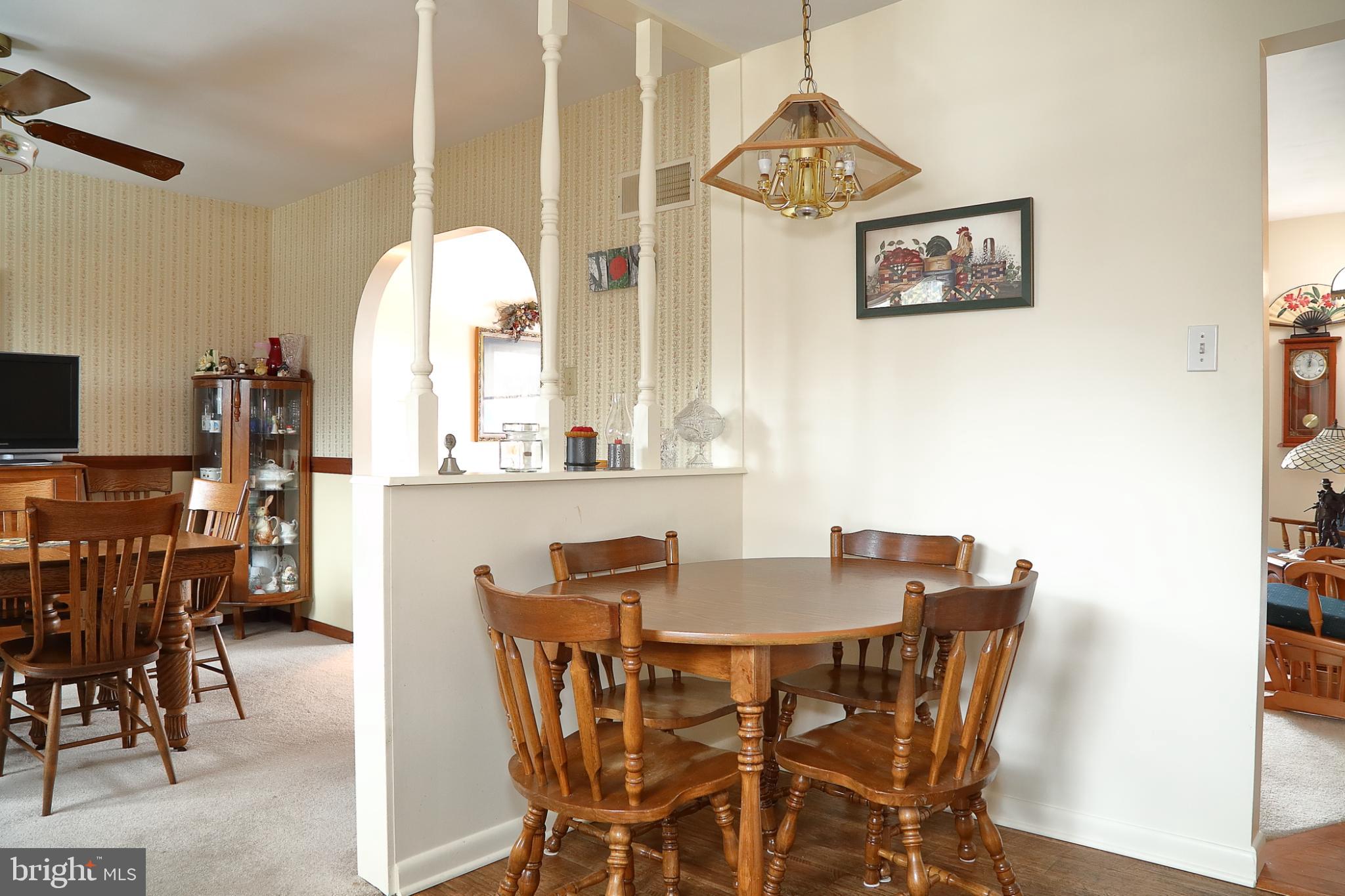 213 North Locust Street Lititz, PA 17543 - Photo 6 of 22 Cozy dining nook with warm wooden accents.