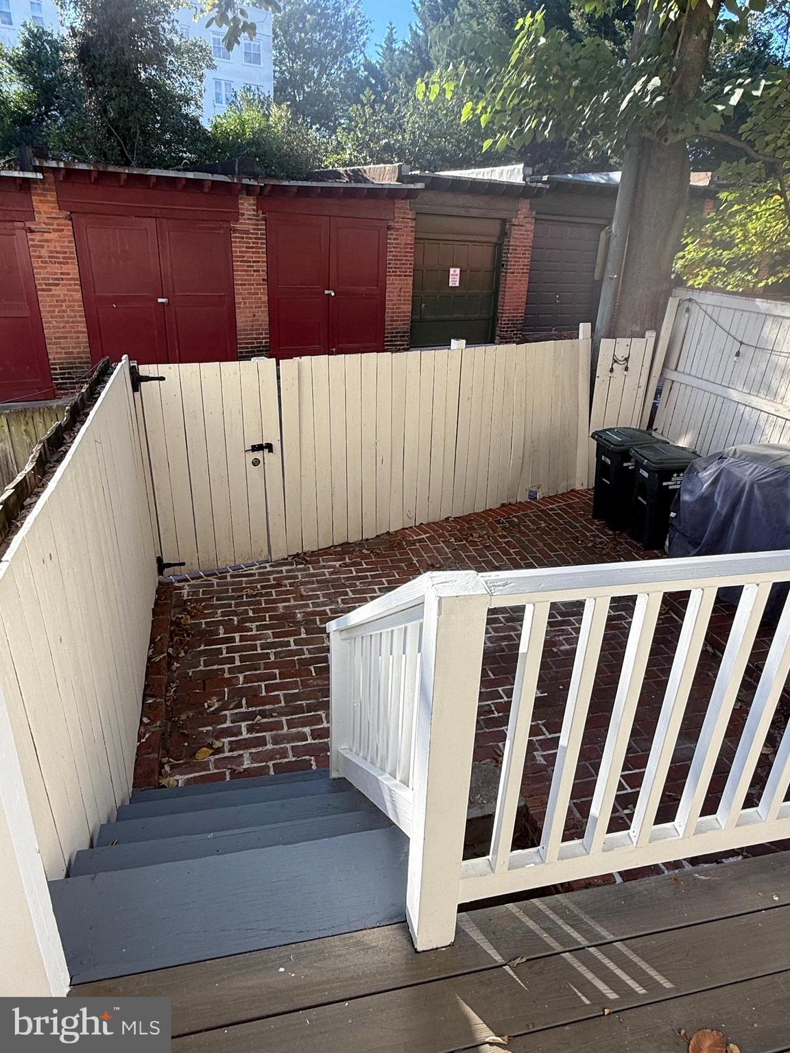 1664 Avon Place Northwest, Unit A Washington, DC 20007 - Photo 13 of 26 Shared brick patio