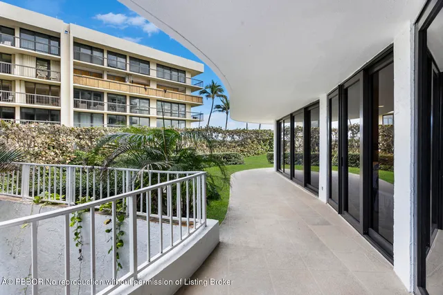 a view of balcony with staircase