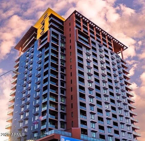a view of street with building in front of it