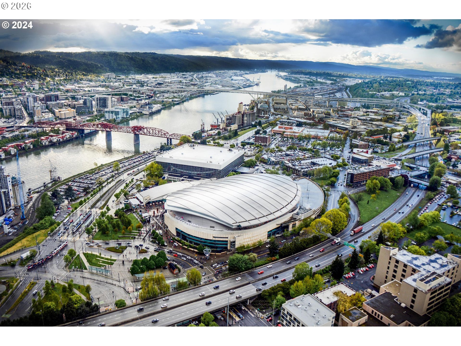 533 Northeast Holladay Street, Unit 409 Portland, OR 97232 - Photo 33 of 38 a picture of city view with lake view and mountain view