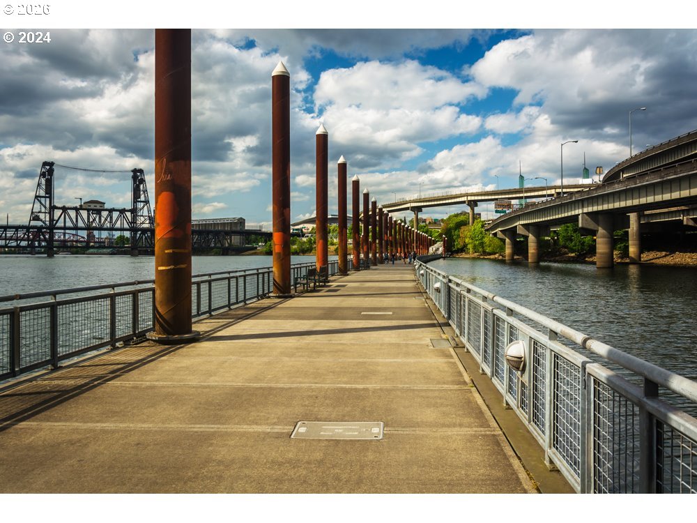 533 Northeast Holladay Street, Unit 409 Portland, OR 97232 - Photo 35 of 38 a view of swimming pool from a balcony