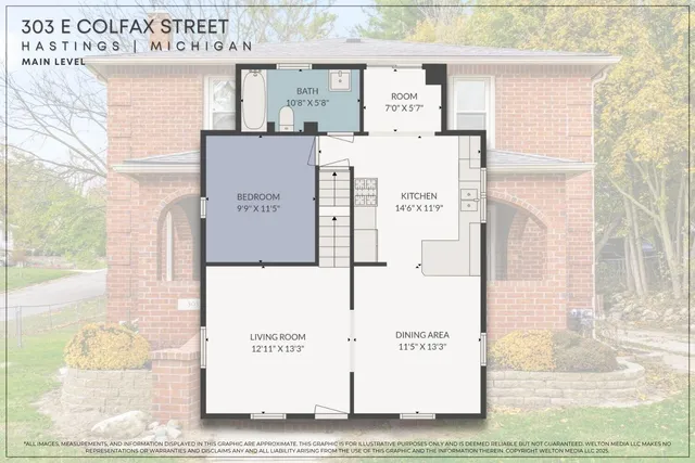 $287,000 | 303 East Colfax Street, Hastings, MI 49058