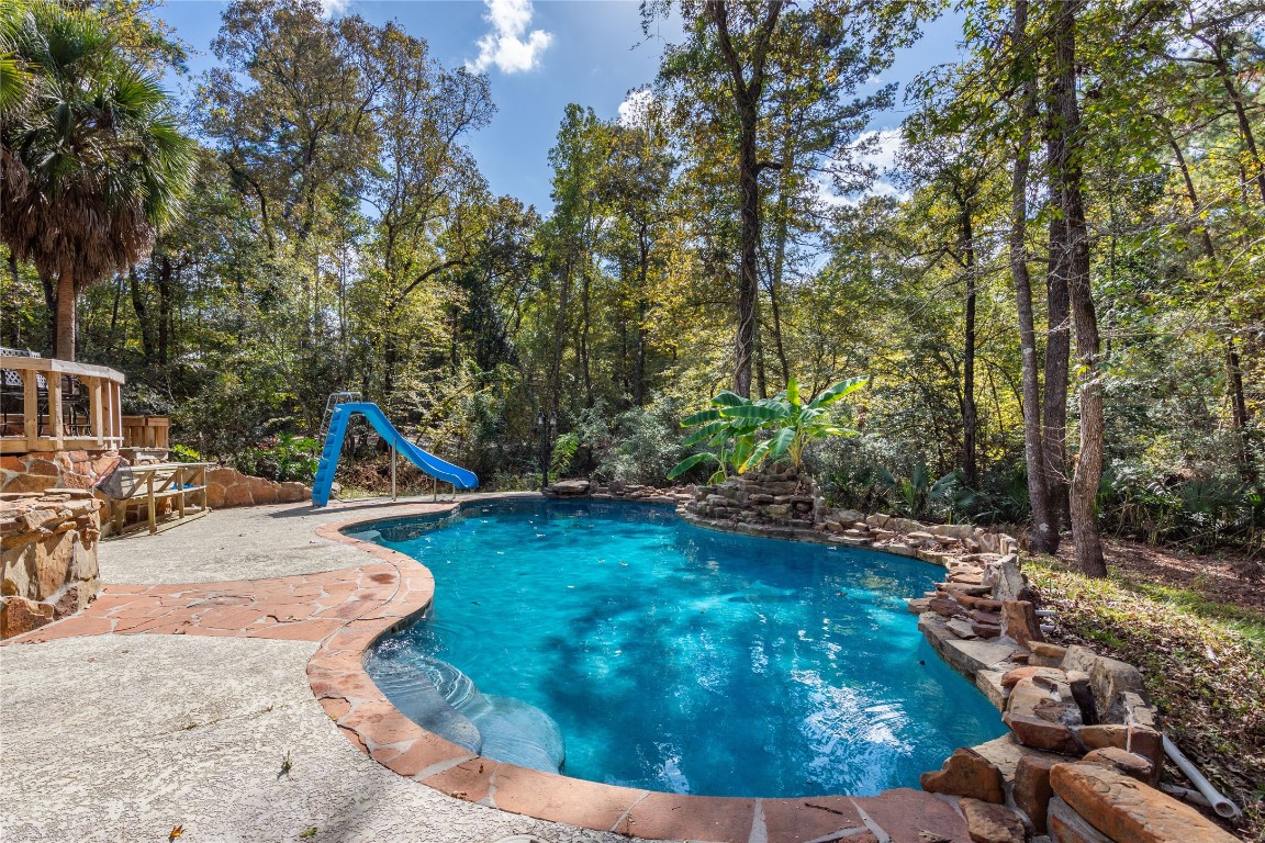 40111 Roundup Road Magnolia, TX 77354 - Photo 41 of 42 a view of a backyard with swimming pool