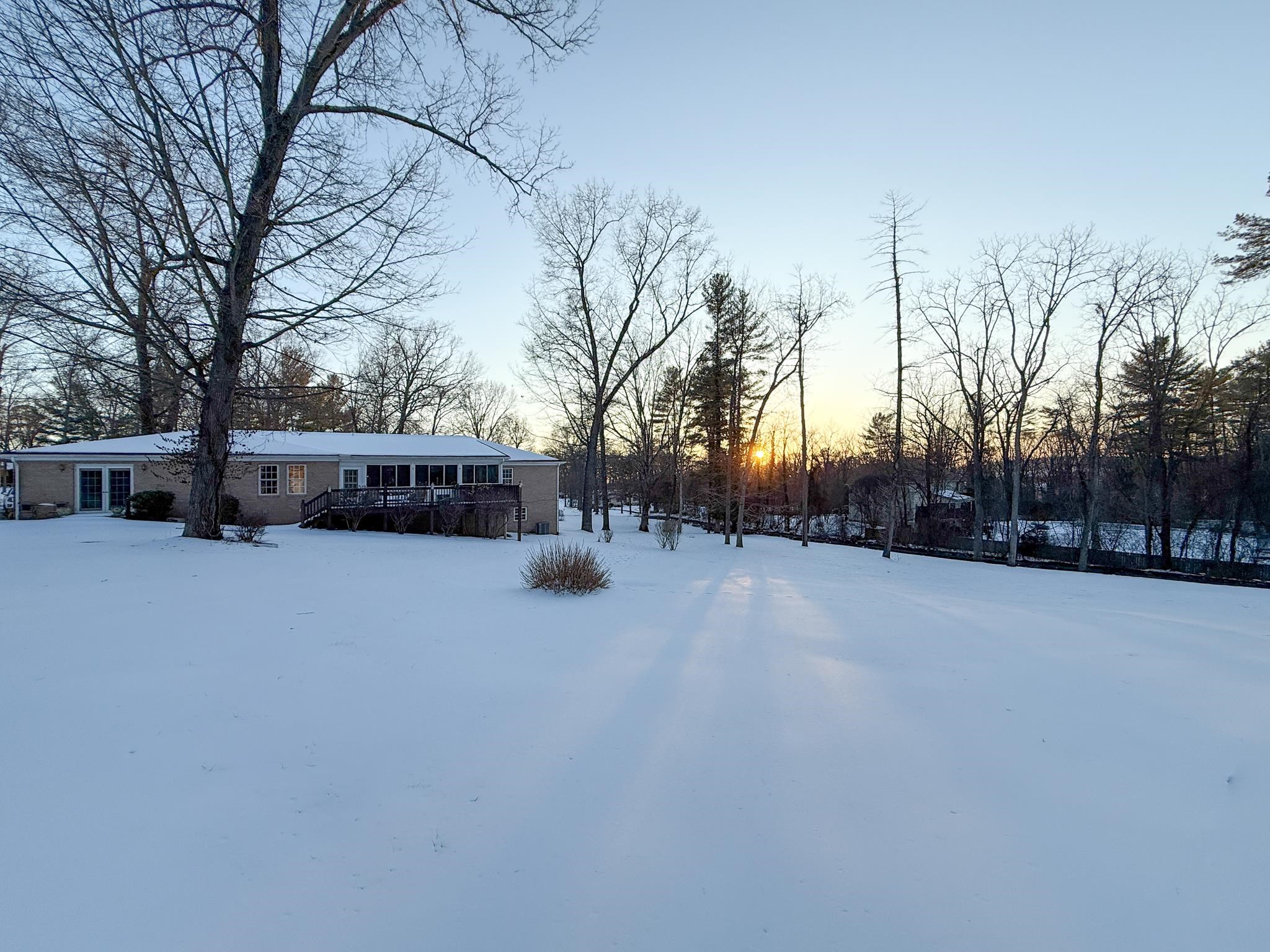 804 Oak Grove Church Road Waynesboro, VA 22980 - Photo 28 of 28 a view of a house with a yard covered in snow