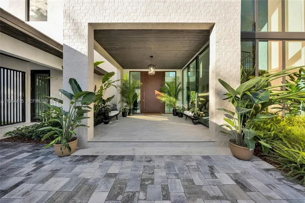 a view of a entryway door of the house