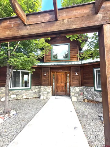 a house with a outdoor space