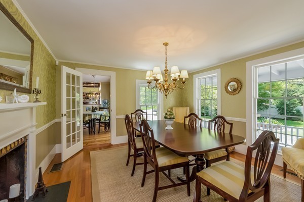 595 Bay Road Hamilton, MA 01982 - Photo 9 of 30 a view of a dining room with furniture window and outside view