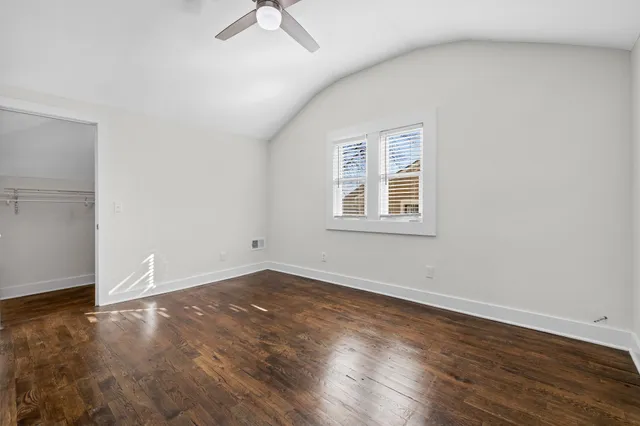 a potted plant in front of a door