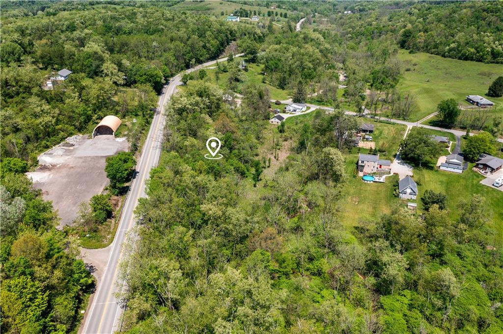 20 Coleman Road McDonald, PA 15057 - Photo 6 of 39 an aerial view of residential house with outdoor space and trees all around