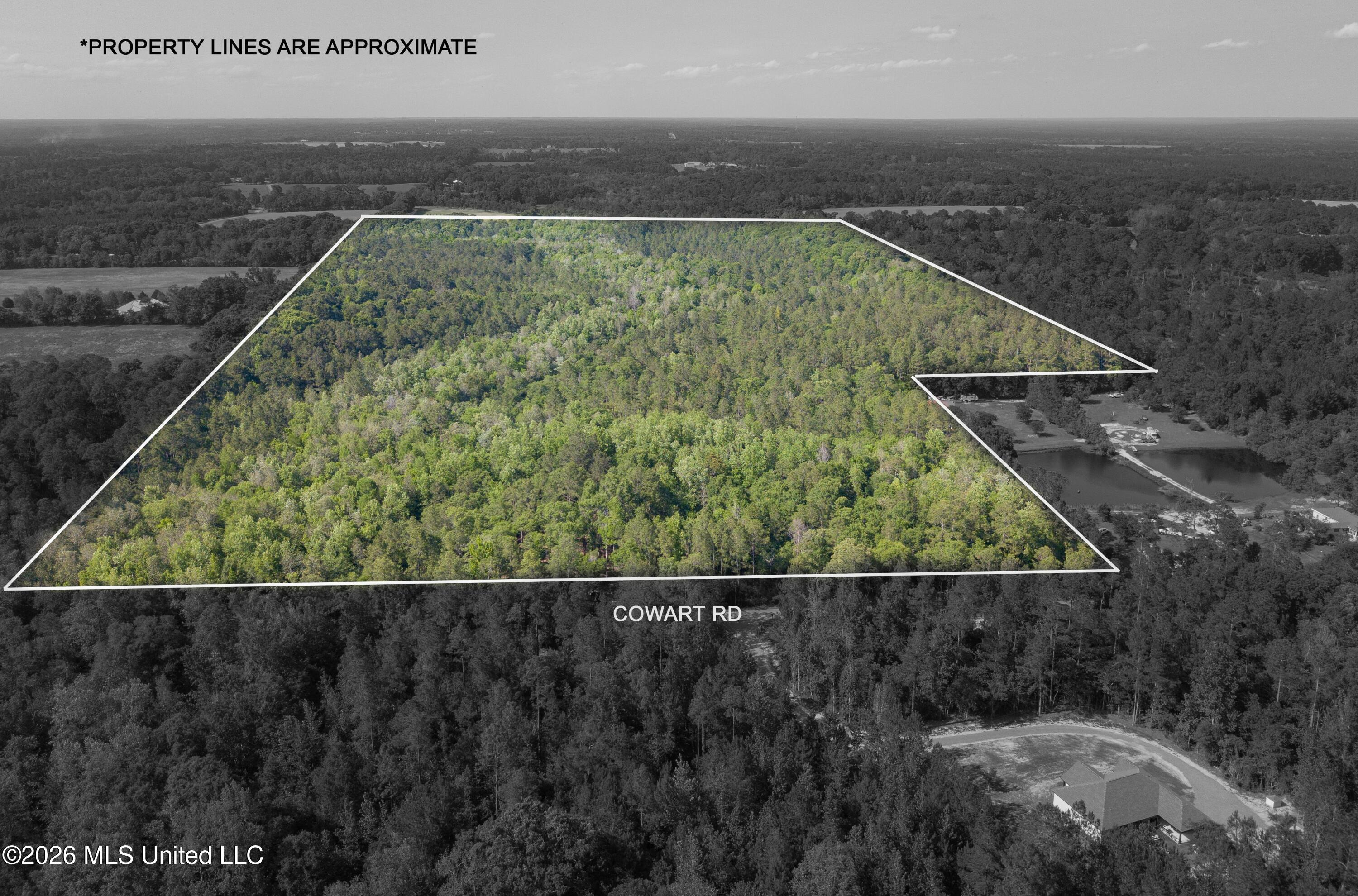 0 Cowart Road Lucedale, MS 39452 - Photo 1 of 16 02_Aerial_Alternate_Angle