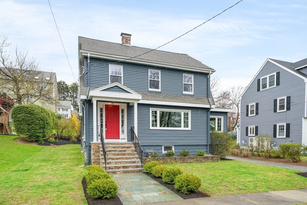 50 Allen Road Winchester, MA 01890 - Photo 29 of 29 a front view of a house with a yard