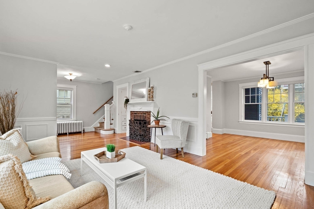 50 Allen Road Winchester, MA 01890 - Photo 9 of 29 a living room with furniture and a wooden floor