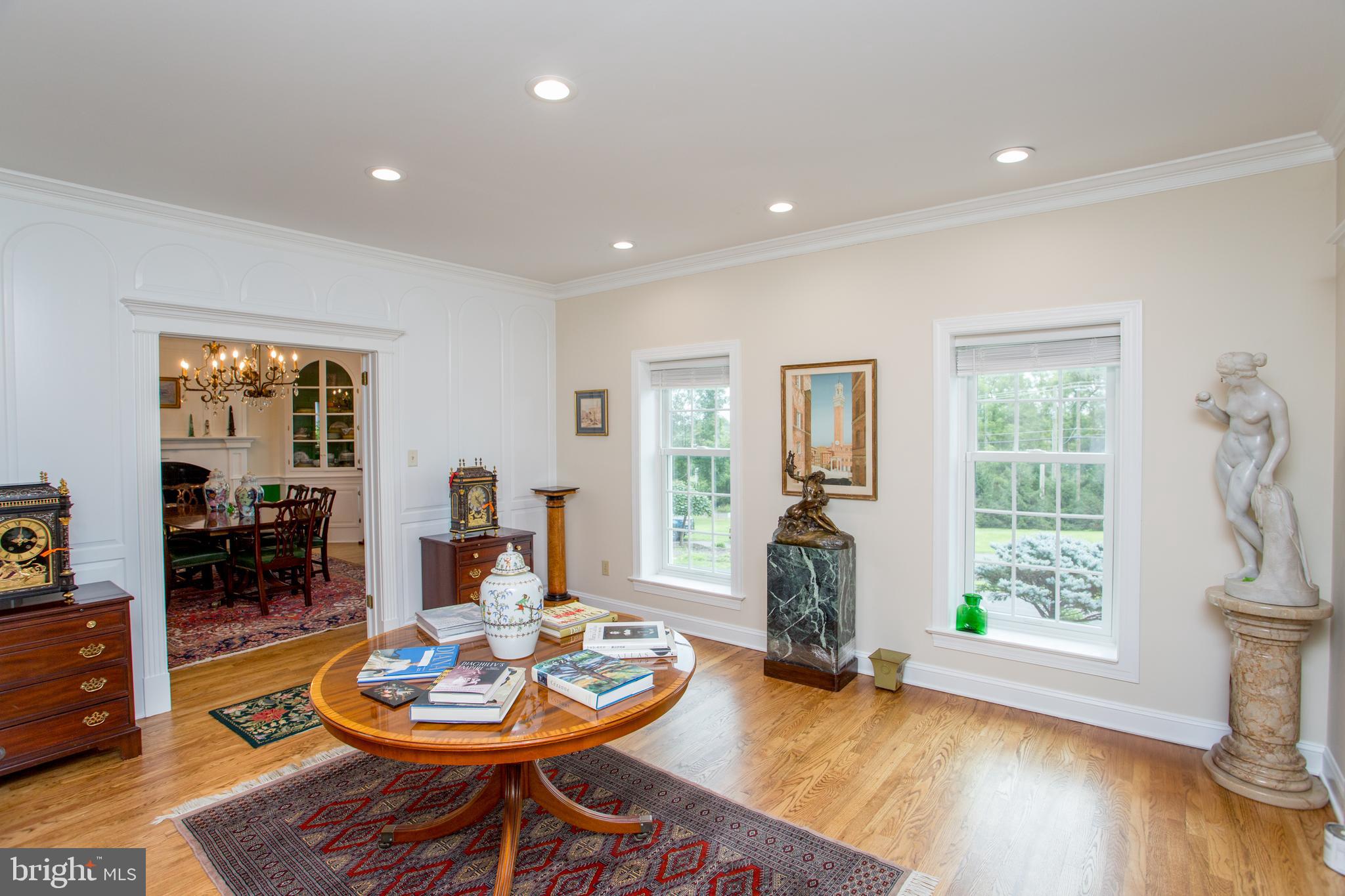 5584 Lower Mountain Road New Hope, PA 18938 - Photo 10 of 58 Living room w/custom millwork