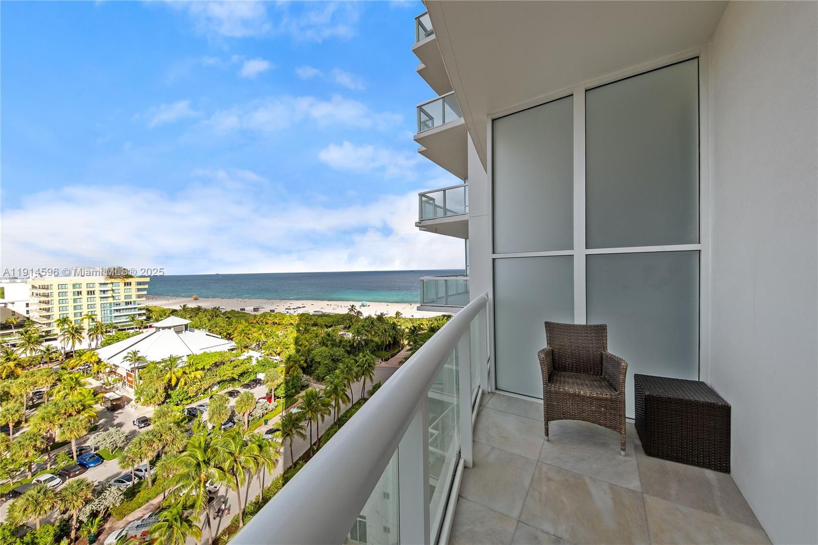 50 South Pointe Drive, Unit 1206 Miami Beach, FL 33139 - Photo 24 of 38 a view of balcony with ocean view