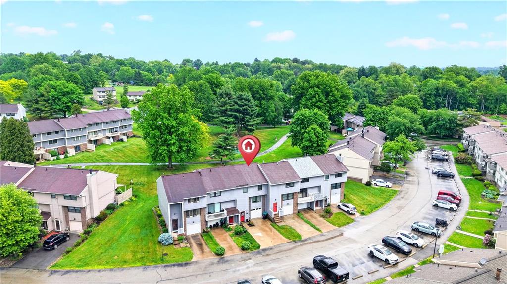 532 Hunters Path Road Bridgeville, PA 15017 - Photo 38 of 44 Aerial with parking area