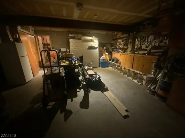 a view of a garden from a balcony