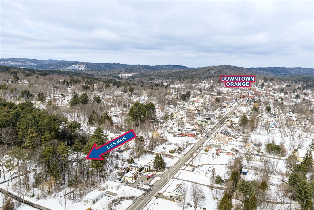 270 South Main Street Orange, MA 01364 - Photo 40 of 41 an aerial view of residential building and trees