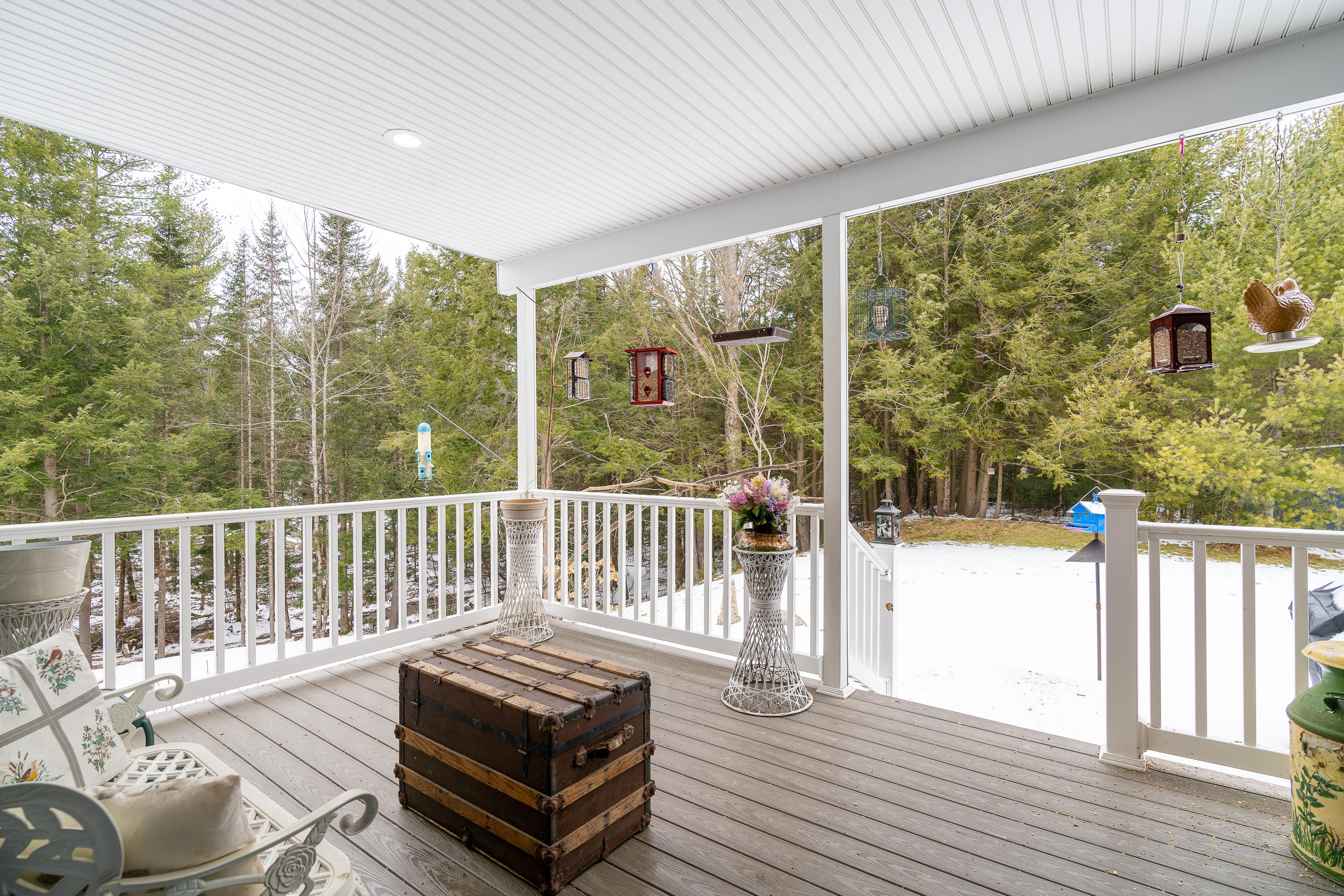 74 Running Brook Road Lisbon, ME 04250 - Photo 53 of 69 enjoy nature from private porch