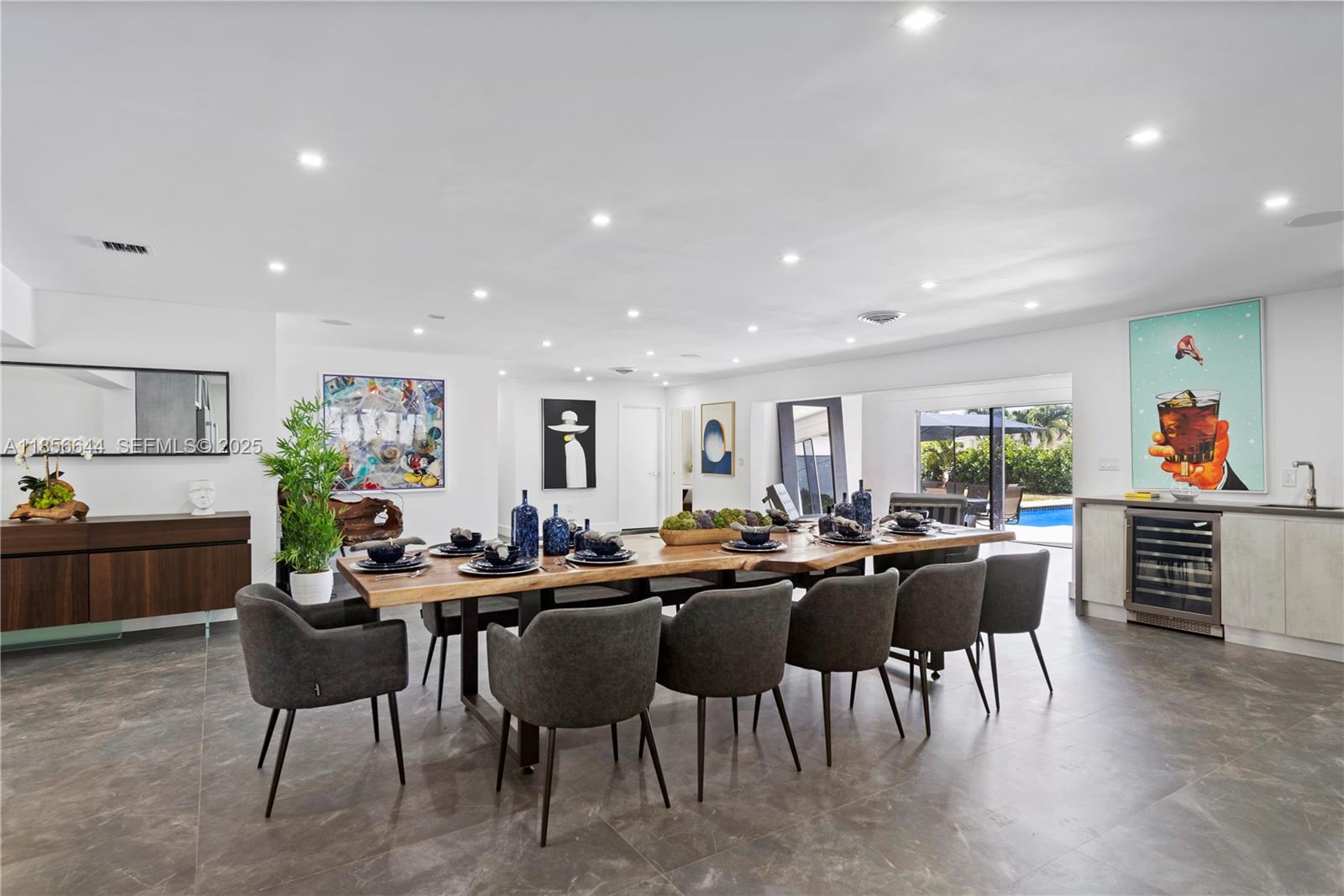 4322 Polk Street Hollywood, FL 33021 - Photo 5 of 43 a room with lots of furniture and a living room