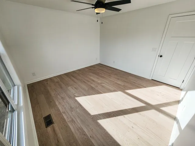 a view of an empty room