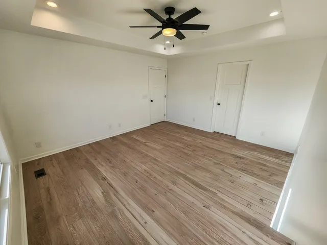 wooden floor in an empty room