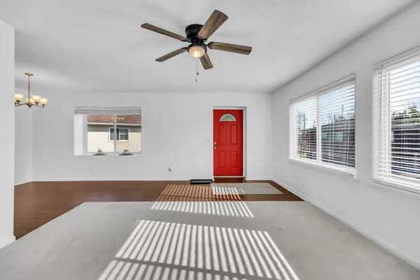 a view of terrace with skyline