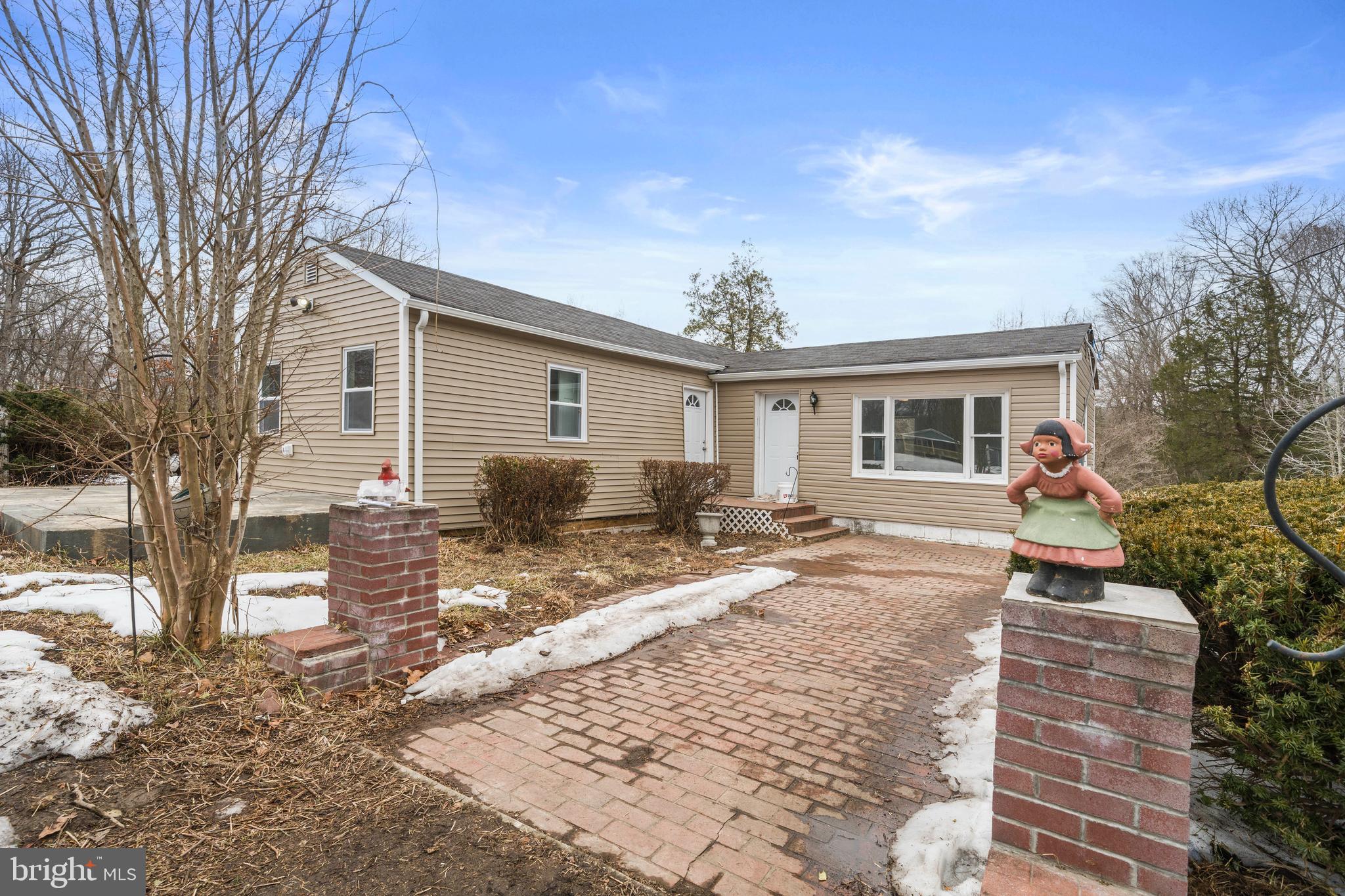 a view of a house with a patio