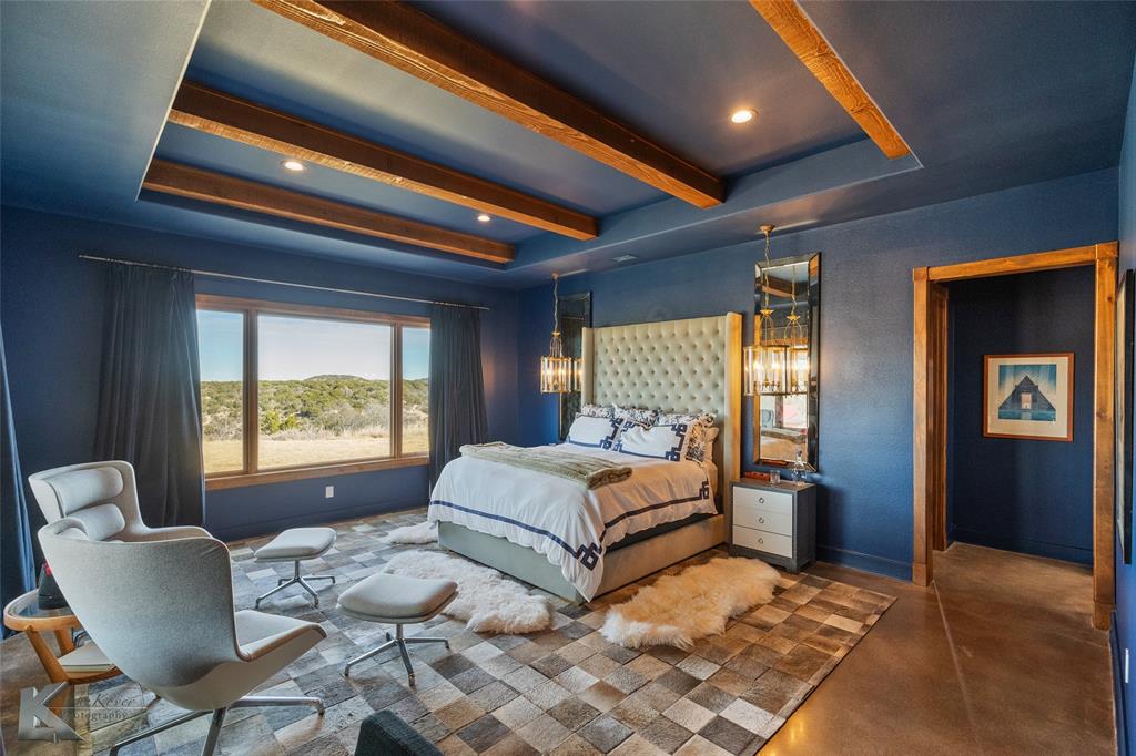 226 Rabbit Run Tuscola, TX 79562 - Photo 21 of 40 a bedroom with furniture and a large window