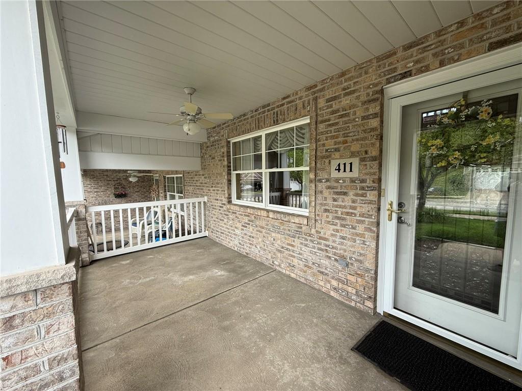 411 Chestnut Lane Apollo, PA 15613 - Photo 27 of 38 a view of a porch with a door