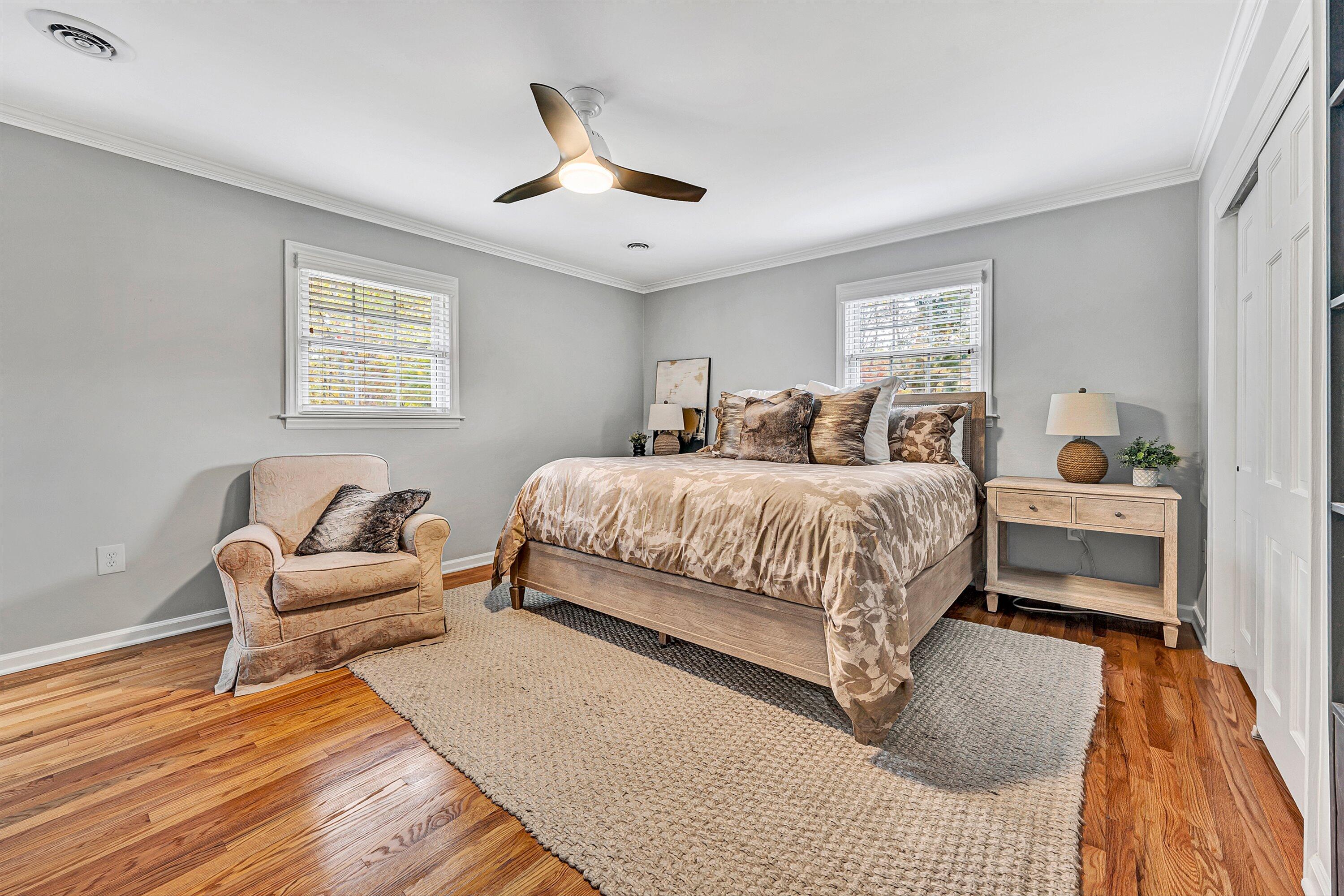 5063 Falcon Ridge Road Roanoke, VA 24018 - Photo 39 of 82 a bedroom with a bed and ceiling fan