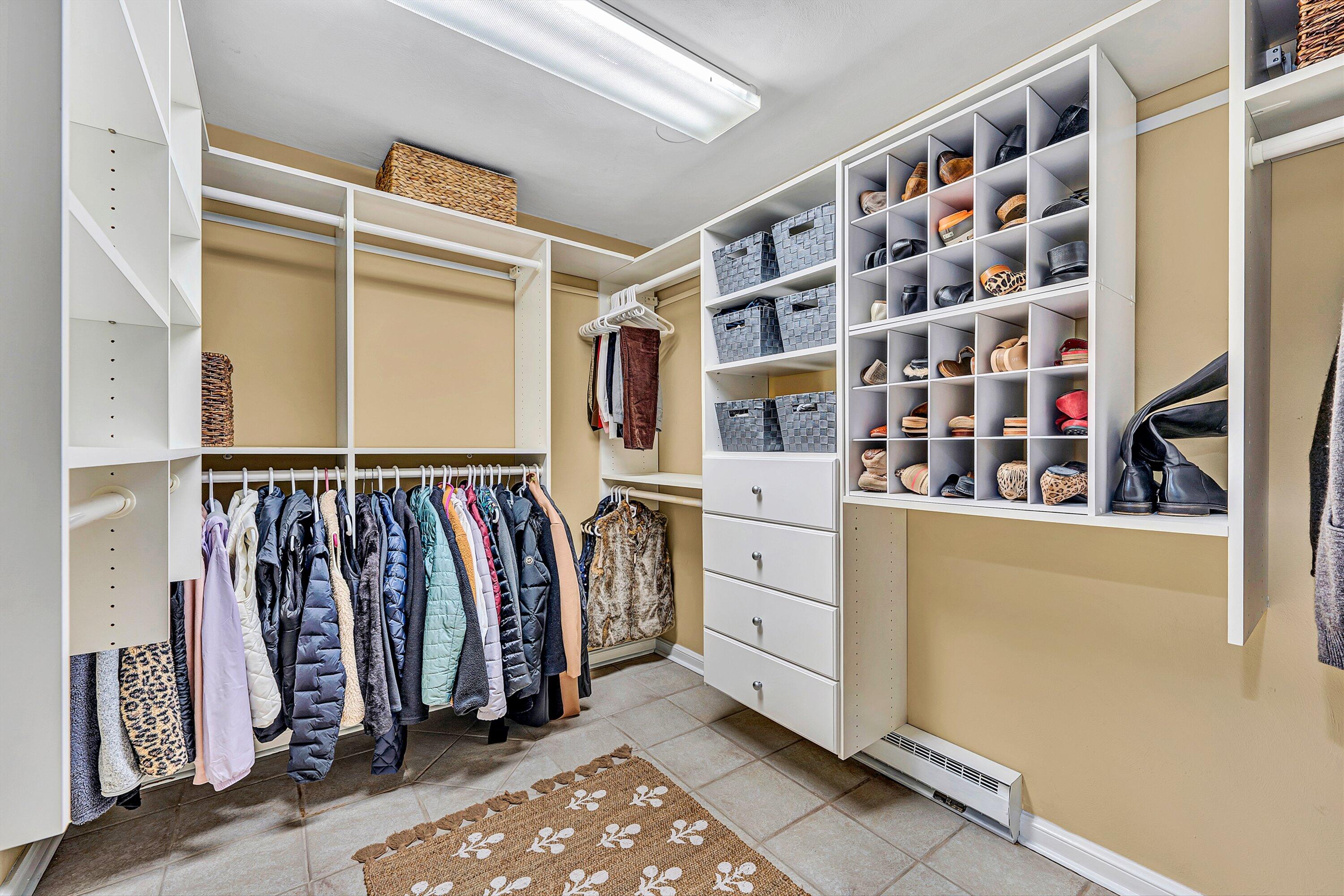 5063 Falcon Ridge Road Roanoke, VA 24018 - Photo 58 of 82 a view of walk in closet with clothes and shoes