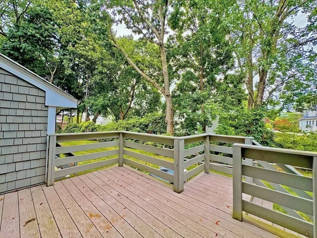 a view of outdoor space and deck