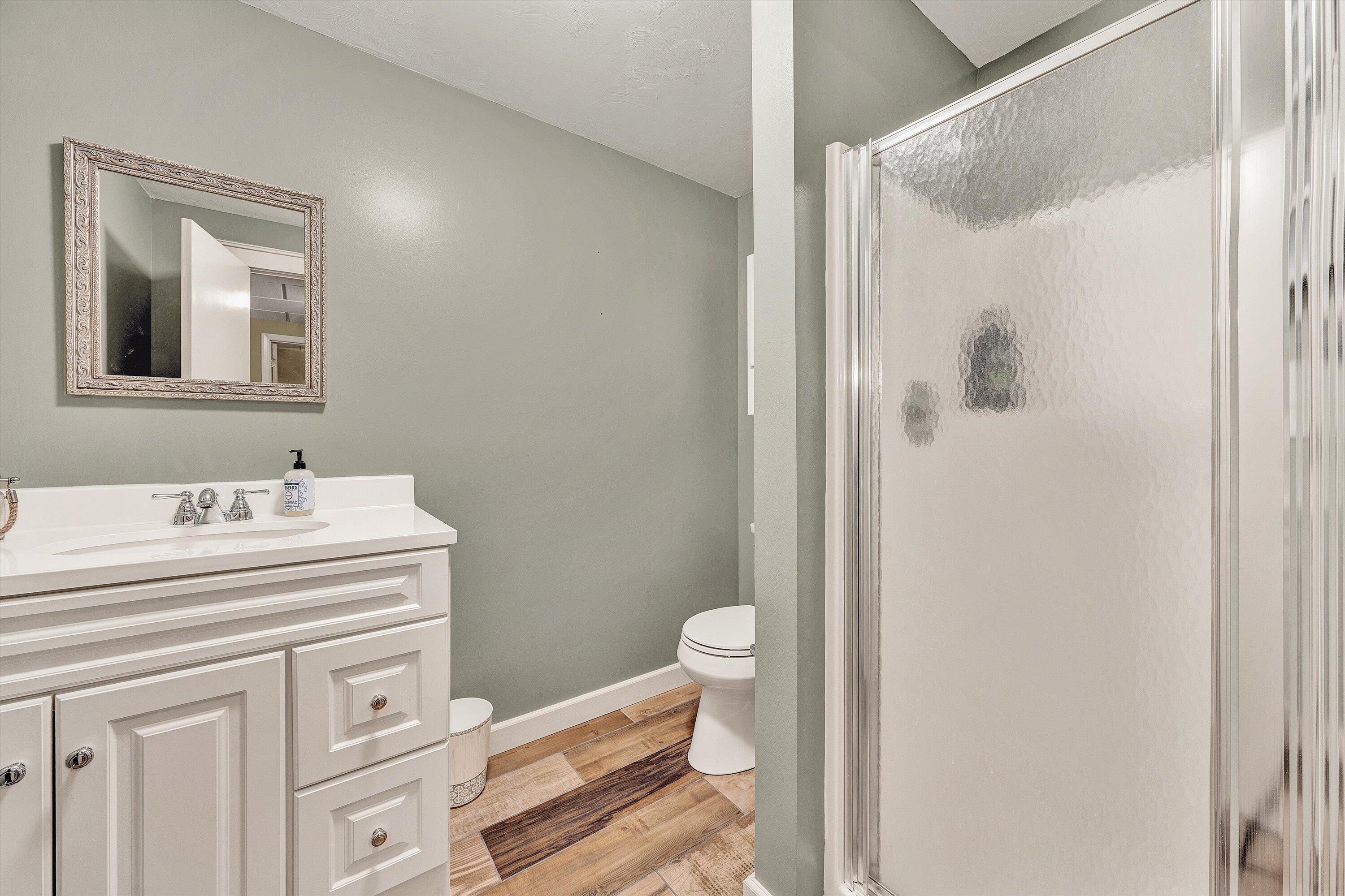 460 Stonybrook Road Wirtz, VA 24184 - Photo 26 of 44 a bathroom with a sink toilet and shower