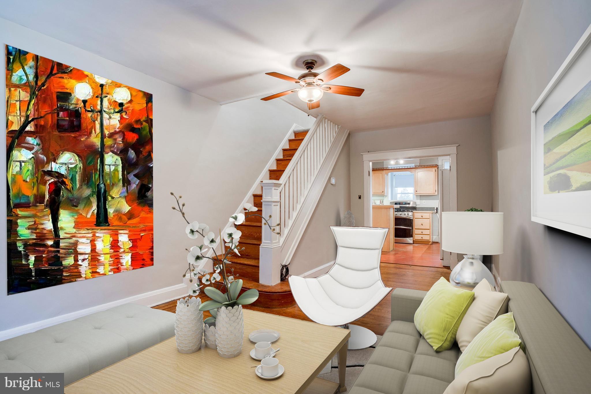 1130 Roland Heights Avenue Baltimore, MD 21211 - Photo 1 of 27 Virtually Staged Living Room