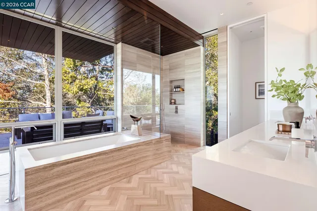 a very nice looking room with a large window