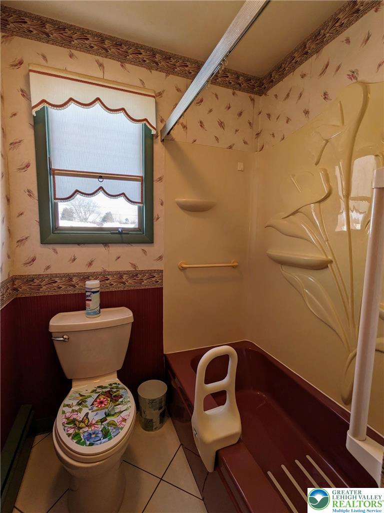107 South 10th Street Coplay, PA 18037 - Photo 36 of 43 a bathroom with a toilet and a sink
