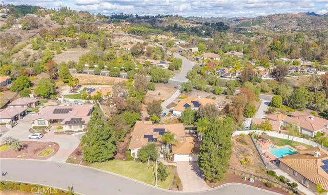 a view of city and mountain
