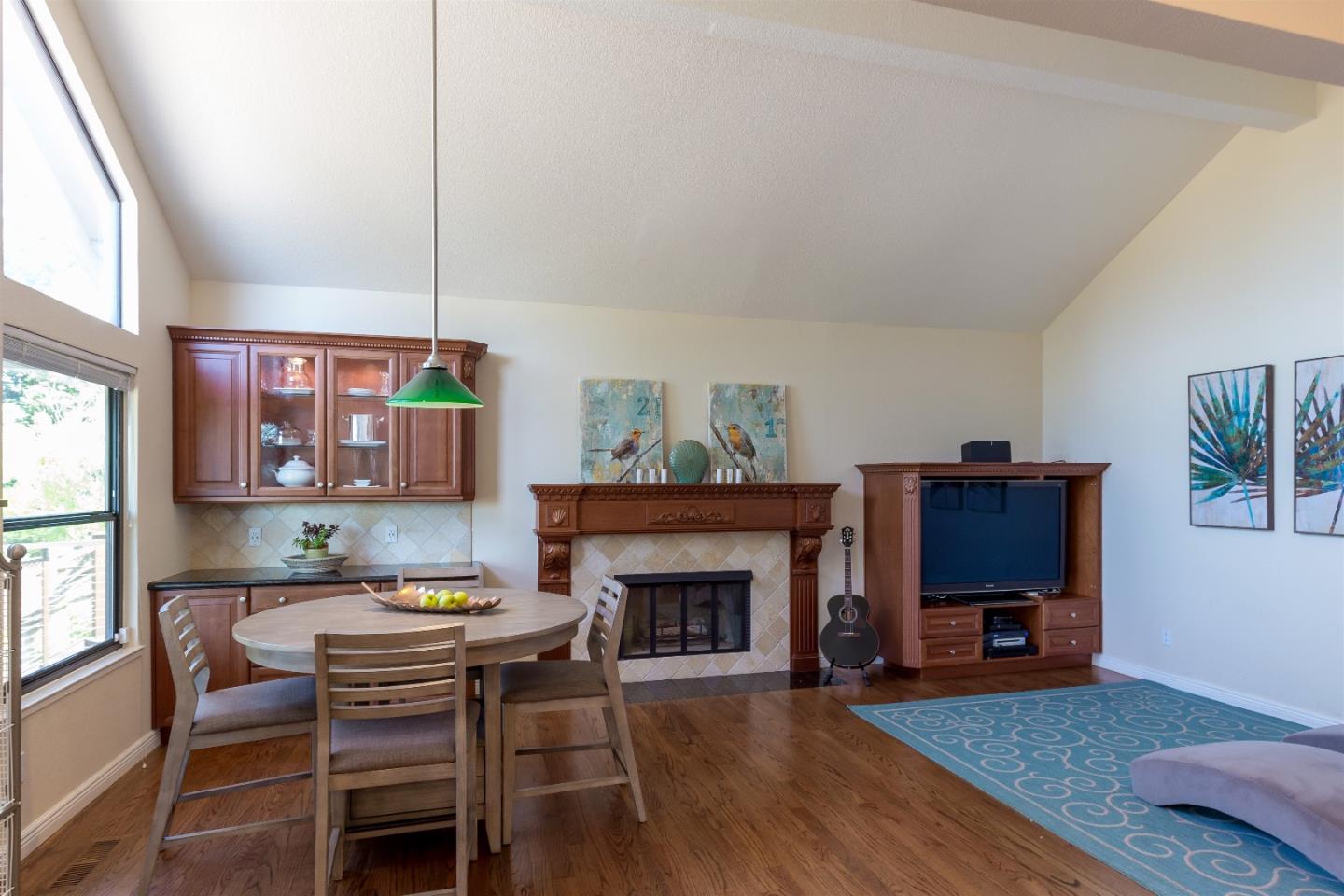 105 Alerche Drive Los Gatos, CA 95032 - Photo 6 of 36 a living room with furniture and a fireplace
