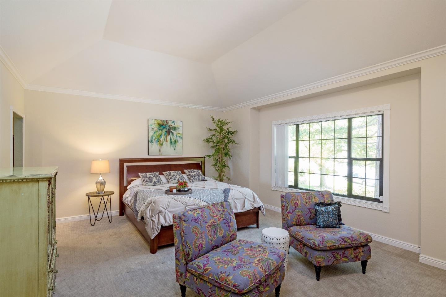 105 Alerche Drive Los Gatos, CA 95032 - Photo 7 of 36 a bedroom with a bed and a couch