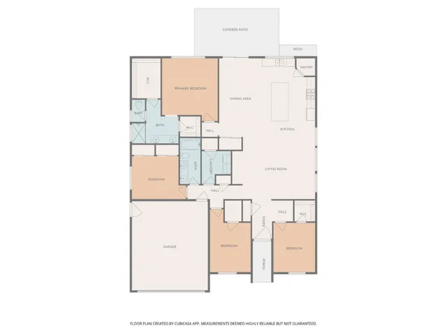 a living room with a rug