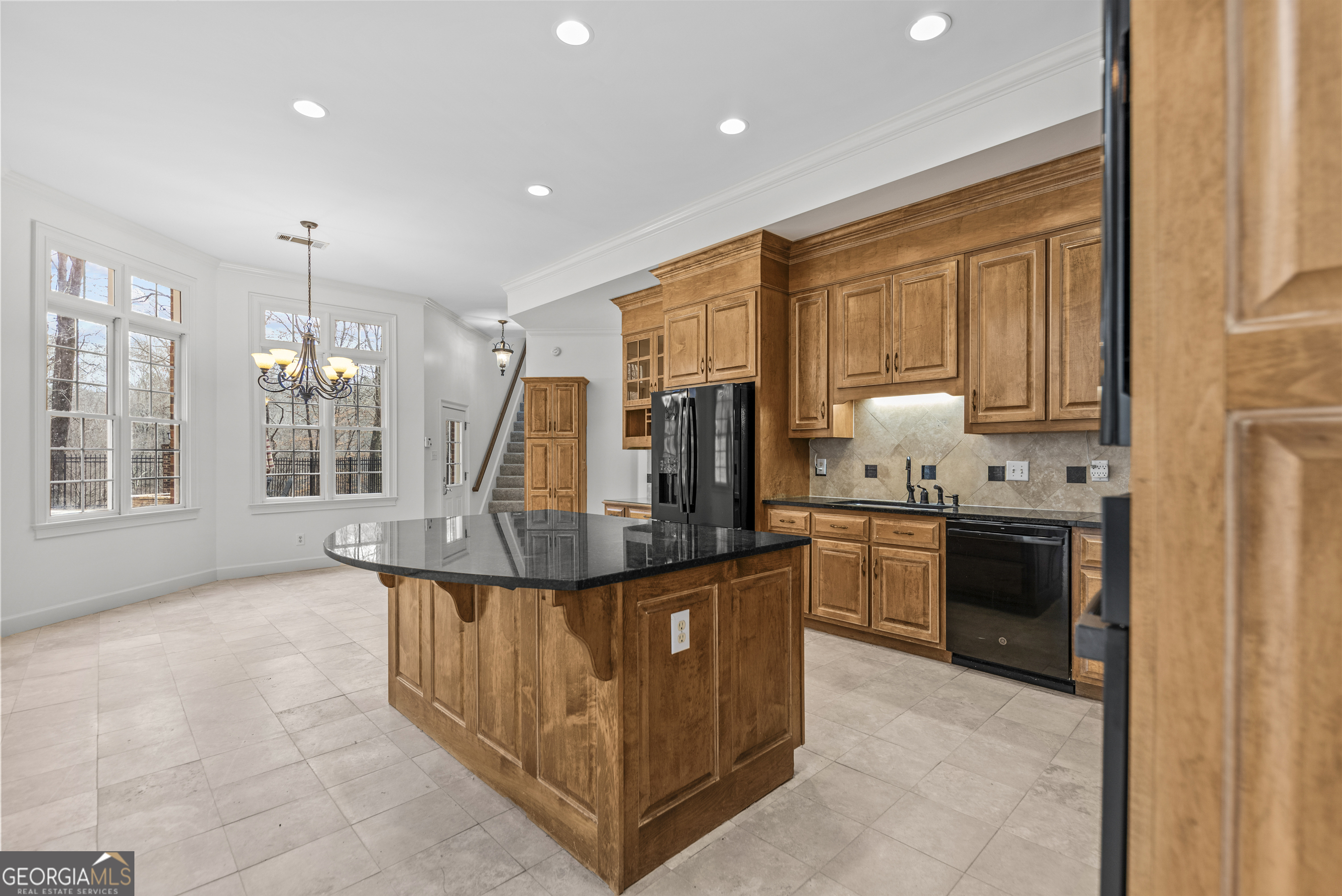1171 River Run Bishop, GA 30621 - Photo 41 of 78 a kitchen with stainless steel appliances granite countertop a stove and more cabinets