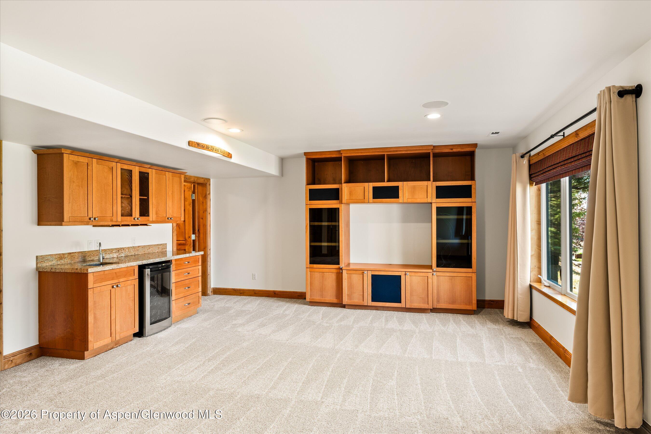 323 Faas Ranch Road New Castle, CO 81647 - Photo 20 of 33 family room with mini bar