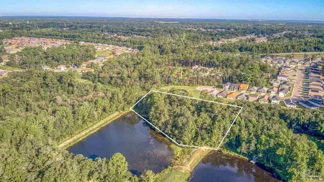 a bird view of a house