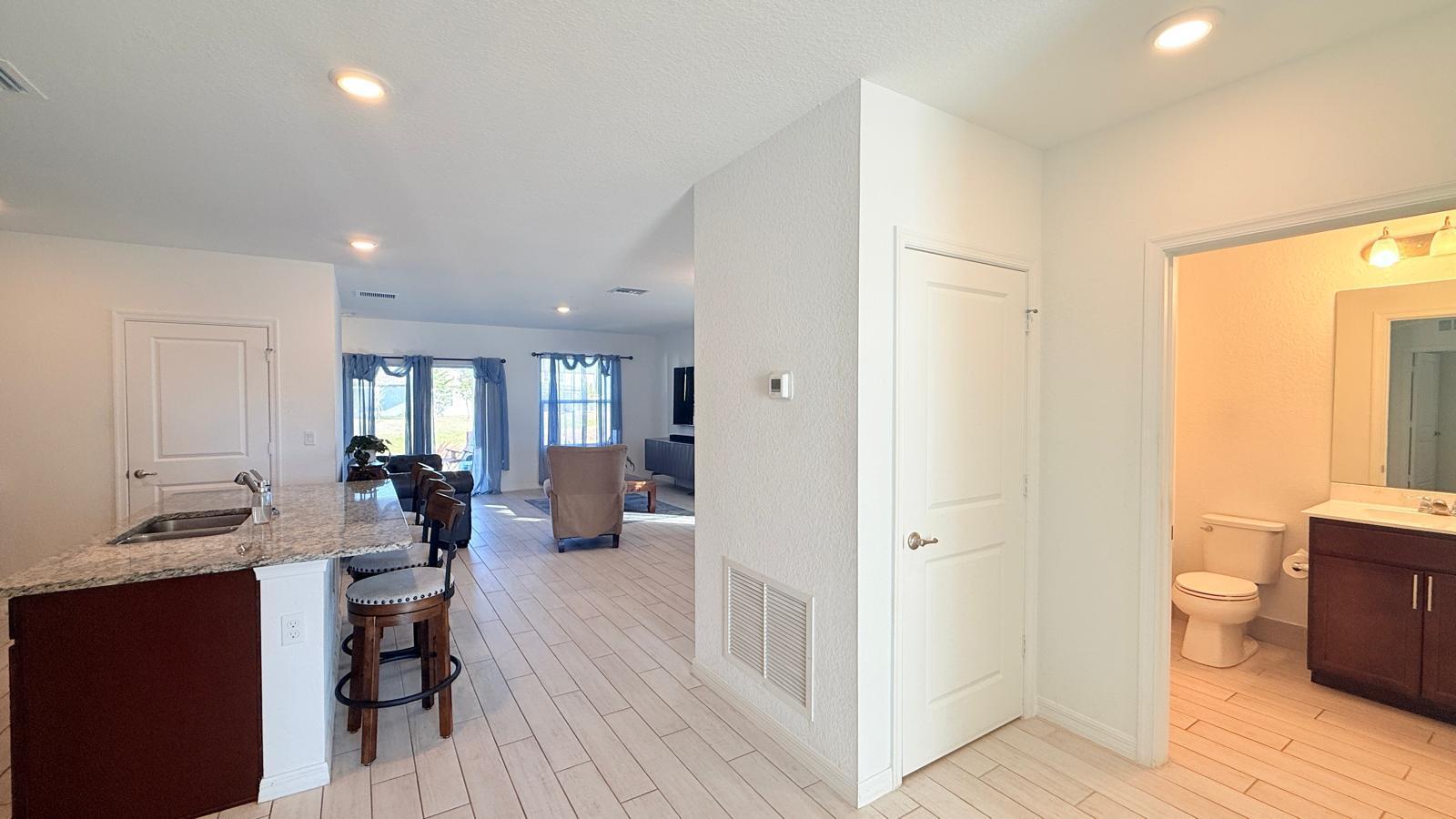5154 Armina Place Fort Pierce, FL 34951 - Photo 18 of 38 a view of a living room and dining room